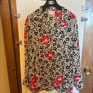 Stella Flame Vintage 1980s silk top
